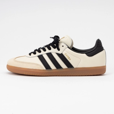 Trainers Adidas Women Samba OG Cream White/ Core Black/ Sand Strata