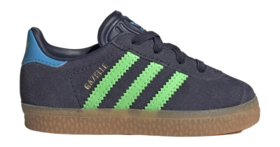 Adidas Infant Gazelle CF EL Shadow Navy / Screaming Green / Lucid Aquamarine