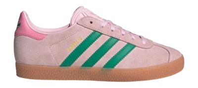 adidas Junior Gazelle Clear Pink / Court Green / Bliss Pink