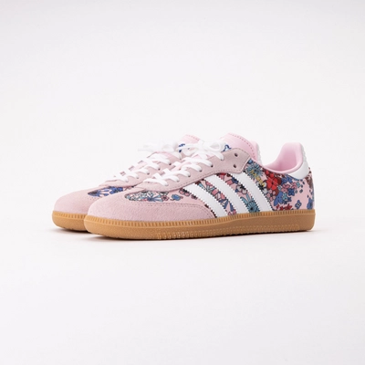 adidas gazelle silver green womens KIDS ADIDAS SAMBA OG J (CLOUD WHITE / CLEAR PINK / GUM)