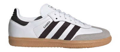Adidas Junior Samba OG Cloud White / Aurora Coffee / Gum 3