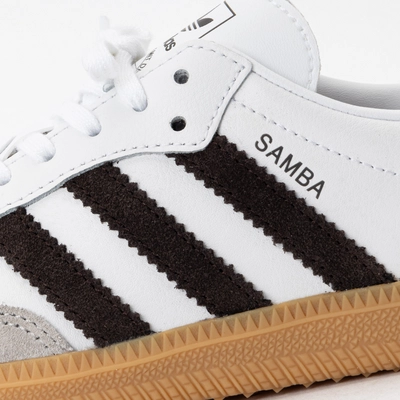 Adidas Junior Samba OG Cloud White / Aurora Coffee / Gum 3 25 | Sneaker  District COM