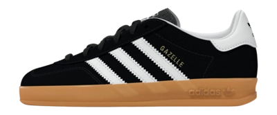 Adidas Kids Gazelle Indoor Core Black / Cloud White / Gum 2