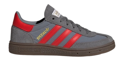 adidas Kids Handball Spezial Grey Four / Grey / Red