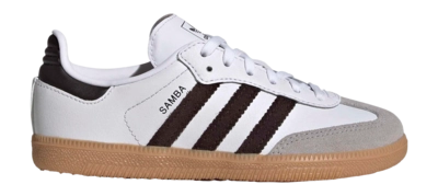 Adidas Kids Samba OG Cloud White / Aurora Coffee / Gum 3
