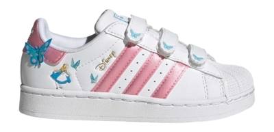 adidas Kids Superstar II CF Cloud White / Light Pink / Lucid Aquamarine