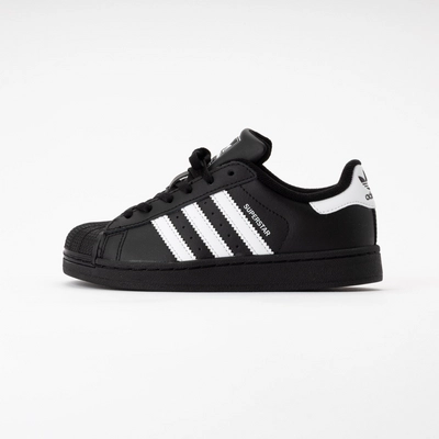 Trainers Adidas Kids Superstar II Core Black / Cloud White / Core Black