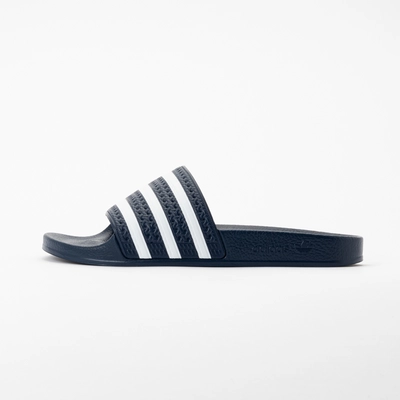 adidas Unisex Adilette Adiblue / White / Adiblue