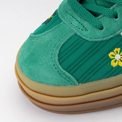 adidas gazelle silver green womens Adidas Gazelle ADV Shoes - Court Green / Core Black / Gum5 main image 0