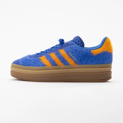 Baskets Adidas Femme Gazelle Bold Hi-Res Blue / Bright Orange / Gold Metallic