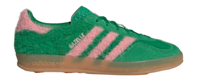 adidas Women Gazelle Indoor Green / Glow Pink / Gum