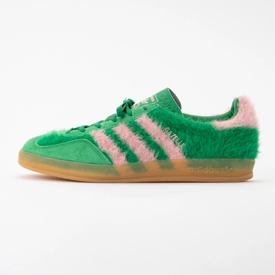 Trainers Adidas Women Gazelle Indoor Green / Glow Pink / Gum