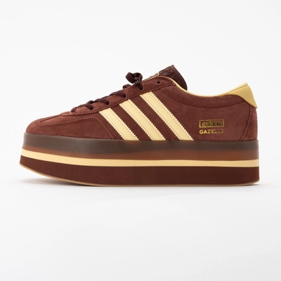 Baskets Adidas Femme Gazelle Stack Fox Brown / Blue Fusion / Off White