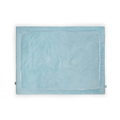 Boxkleed Jollein Comfy Fleece Lagoon Jade (80 x 100 cm)