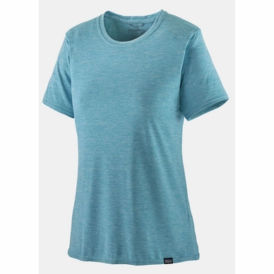 T Shirt Patagonia Femme Cap Cool Daily Shirt Viking Blue Navy Blue X Dye