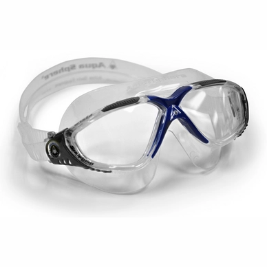 Zwembril Aqua Sphere Vista Clear Lens Clear Dark Grey