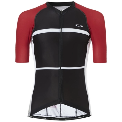 Fietsshirt Oakley Men Colorblock Road Jersey Red Line