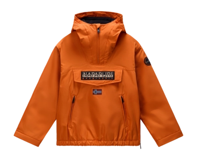 Anorak Napapijri Kids Rainforest Next P Orange Pumpkin
