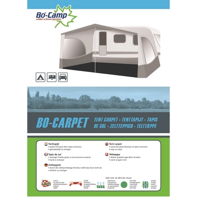 Tent Carpet Bo-Camp Anthracite (2.5 x 3 m)