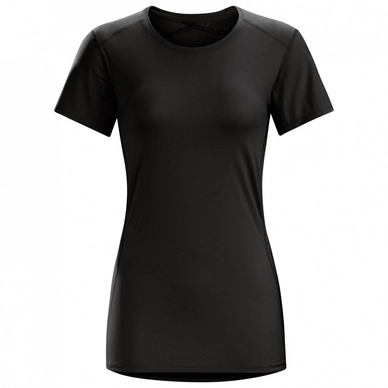 T-shirt Arc'teryx Women Phase SL Crew SS Black Noir