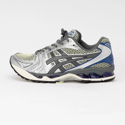 ASICS Unisex GEL-KAYANO 14 Soft Yellow/Asics Blue 25
