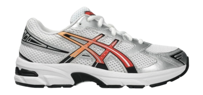 ASICS Kids GEL-1130 PS White/Red Snapper