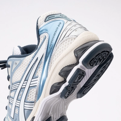 ASICS Unisex GEL-KAYANO 14 Cream/Raw Indigo 25 | Sneaker District COM