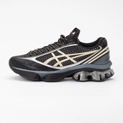 ASICS Unisex US6-S GEL-KINETIC FLUENT Black/Vanilla