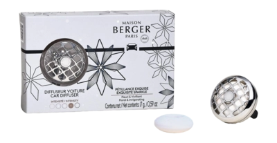 Autoparfum Maison Berger Startset Rosalie + Navulling Pétillance Exquise