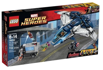 Avengers Quinjet Stadsachtervolging Lego Super Heroes