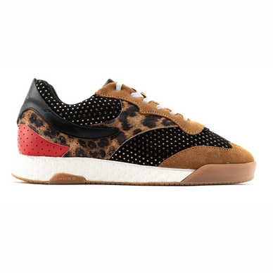 Rehab Femme Avery Leopard Camel Black