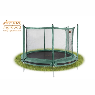 Trampoline Avyna Pro-Line Inground+Safety Net 305 Groen