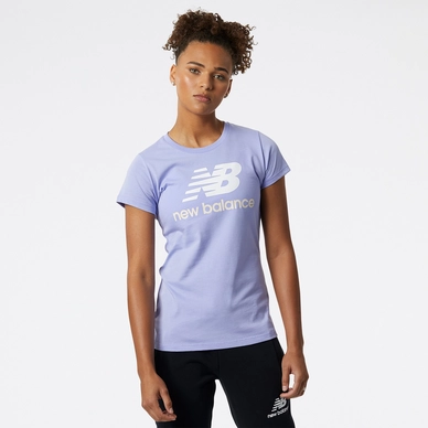 T-Shirt New Balance Damen Essentials Stacked Logo Tee VVO