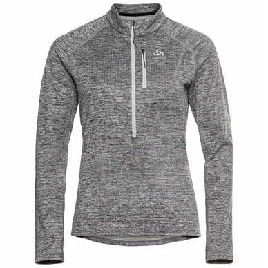 Longsleeve Odlo Women Mid Layer 1/2 Zip Tencia Grey Melange
