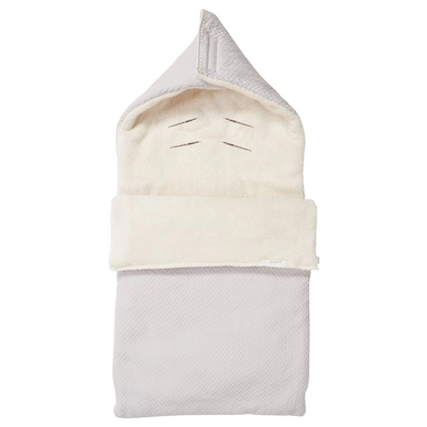 Voetenzak Koeka Stockholm Teddy Silver Grey Pebble (3-Puntsgordel)