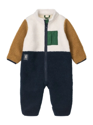 Babypakje Liewood Baby Nolano Pile Jumpsuit Classic Navy Multi Mix