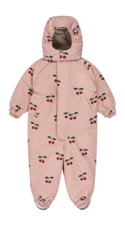 Babyskipak Konges Sløjd Girls Award Snowsuit Grs Ma Grande Cerise Blush THERMOLITE EcoMade