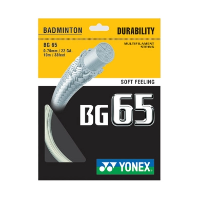 Badmintonsnaar Yonex BG 65 Amber (0.70mm/200m)