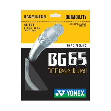 Badmintonsnaar Yonex BG 65 Titanium Pink (0.70mm/200m)