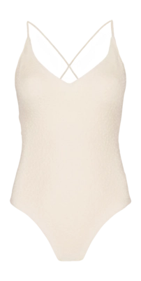 Badpak Barts Women Simoa Plunge One Piece Cream Aansluitende pasvorm