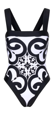 Badpak Goldbergh Women Costella Black/White Tight Fit