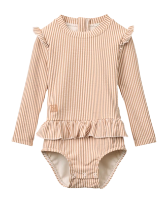 Badpak Liewood Baby Sille Seersucker Y/D Stripe Pale Tuscany / Creme De La Creme Regular Fit