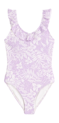 Badpak O'Neill Girls Tropics Purple Island Sky Gemiddelde bedekking