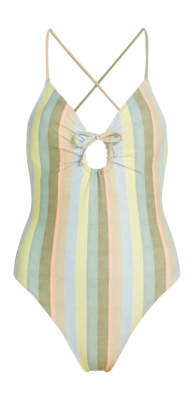 Badpak O'Neill Women Jaida Multi Must Haves Stripe Medium ondersteuning
