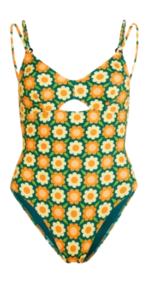 Badpak O'Neill Women O'Riginals Green Retro Flower