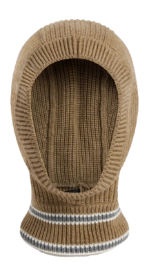 Balaclava Fusalp Unisex Wool Cowl Chino/Souris/Flocon