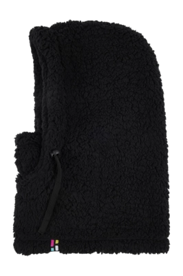 Balaclava Poederbaas Unisex Fluffy Black