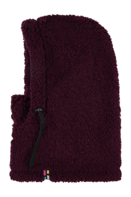 Balaclava Poederbaas Unisex Fluffy Bordeaux