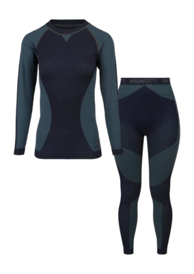 Baselayerset Brunotti Women Corvara Thermo Set Navy Slim Fit