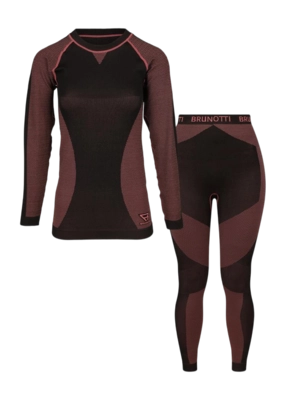 Baselayerset Brunotti Women Corvara Thermo Set Pinky Slim Fit